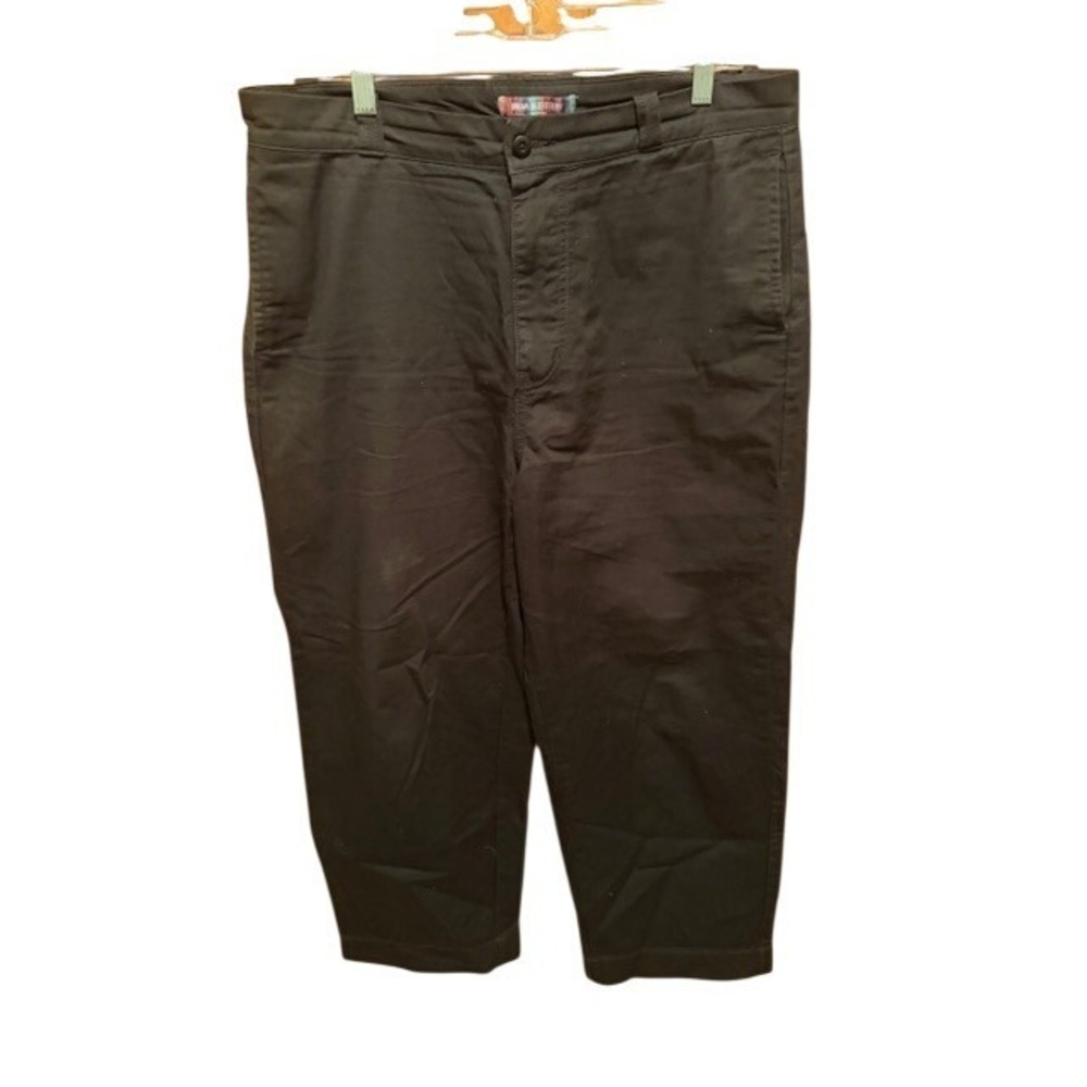 Urban Outfitters Men's Chino Pants Black 34x30 Flat Front Casual Office